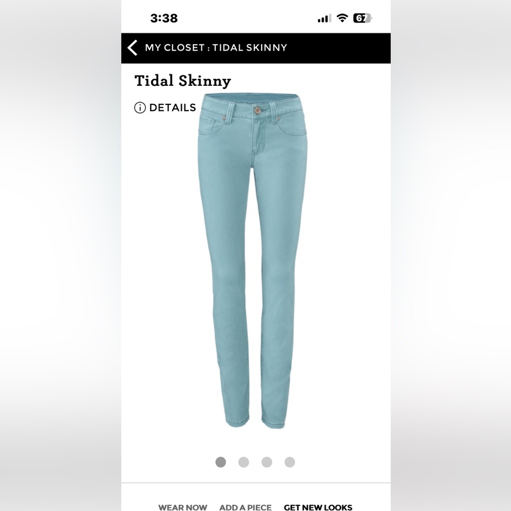 CAbi Tidal Skinny Stretch Jean, Style # 5169, Size 4